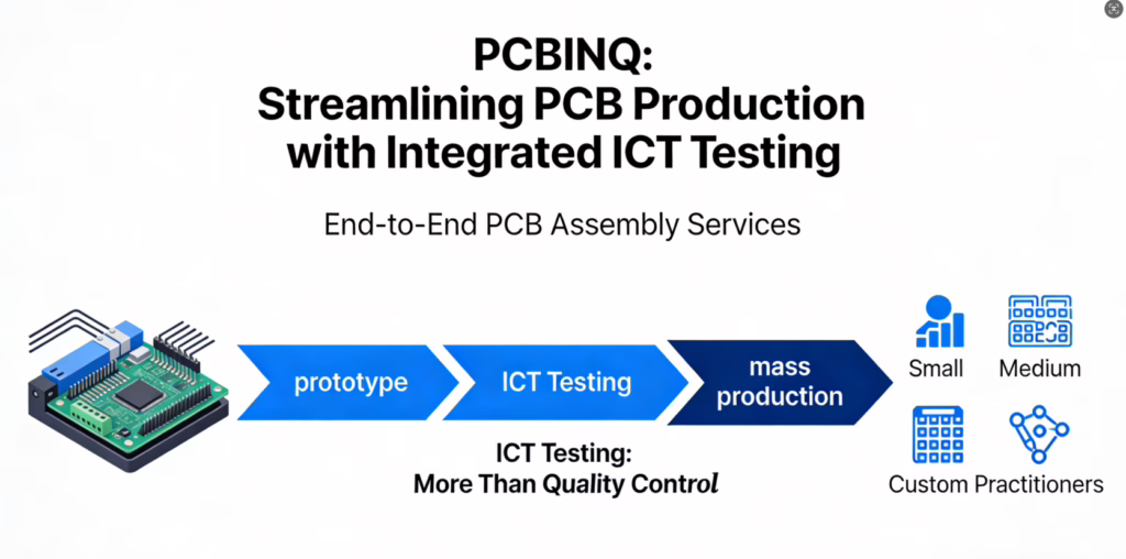 Test des TIC et assemblage des PCB Un partenariat sans faille avec PCBINQ